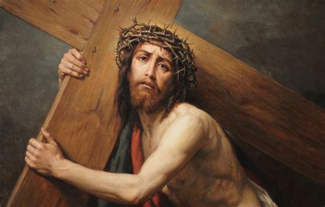 Jesus Carrying The Cross Wallpaper Wallpapersafari