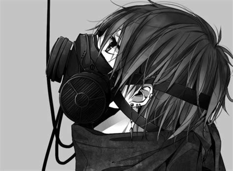 Sad Anime Boy Fake Smile Mask Anime Boy Red Eye Mask Pinterest