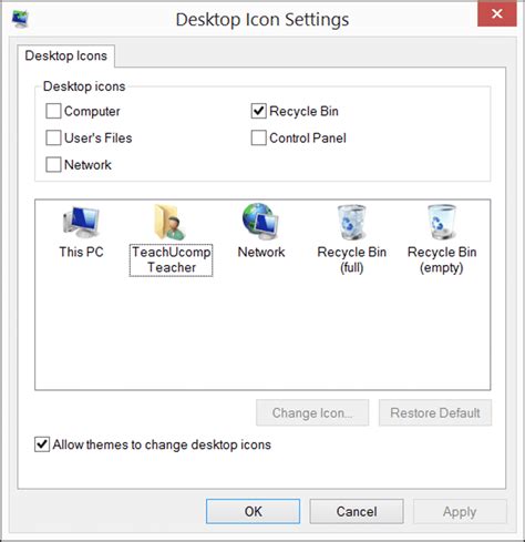 Change Desktop Icons In Windows 8 Tutorial