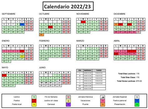 Calendario Curso 202223 Aiete Ikastetxea