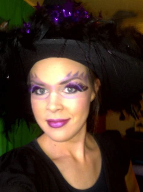 Purple Witch Makeup Halloween Makeup Witch Purple Purple Witch