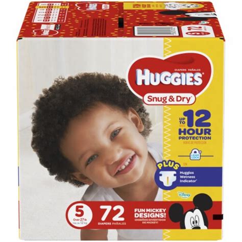 Huggies Snug And Dry Size 5 Diapers 72 Count 72 Ct Fred Meyer