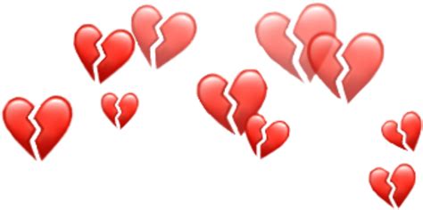 Download Heart Hearts Emoji Emojis Crown Red Tumblr Aesthetic Heart