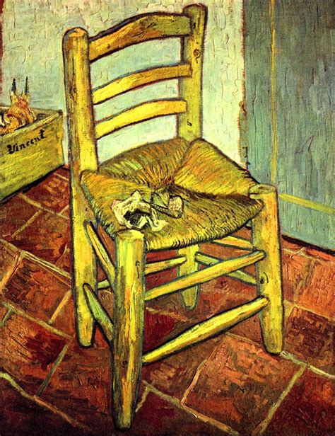 Reproduction Painting By Van Gogh Chair By Vincent With A Pipe