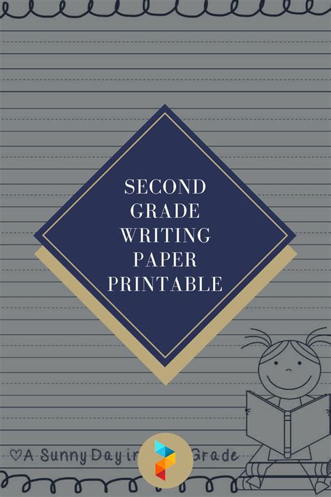 Lined Paper For Second Grade Printable