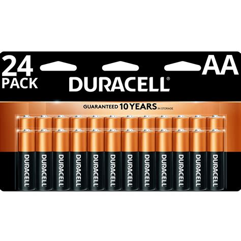 Duracell Coppertop Aa Battery Long Lasting Double A Batteries 24 Pack