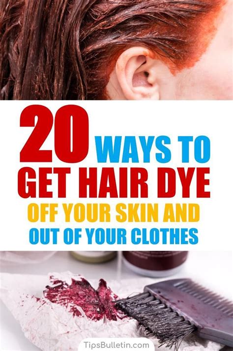 Women achieved fair colored hair by using urine as a dye! 20 Ways to Get Hair Dye Off Your Skin and Out of Your ...