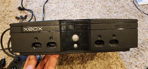Microsoft Original Xbox Console Gaming System Black With Controller Ebay