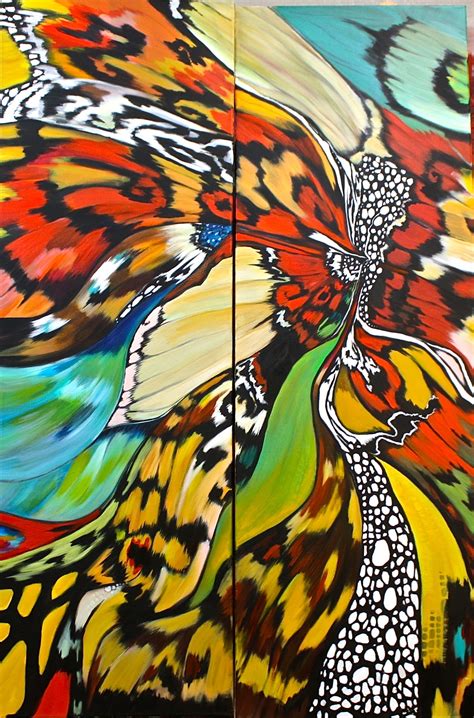 Shop unique custom made canvas prints, framed prints, posters, tapestries, and more. 40" x 60" Mariposa | Butterfly art, Painting, Art