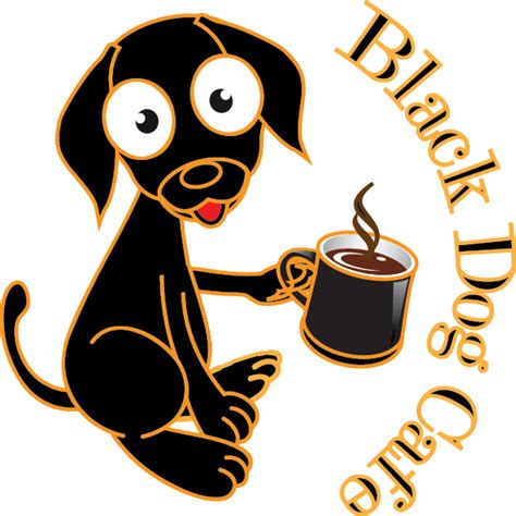 Modern Bold Cafe Logo Design For Black Dog Cafe By Black Rock