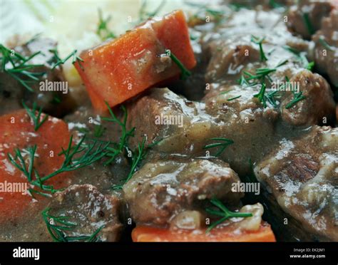 Daube Stew Classic Provença French Stew Made With Inexpensive Beef