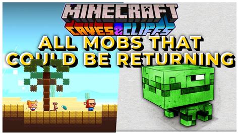 All Mobs That Could Return In The Upcoming Mob Vote Minecraft Caves
