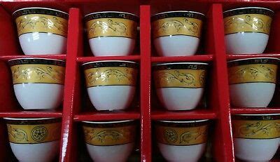 12 Pcs Ceramics Turkish Arabic Coffee Espresso Cups Set GAWA CUP Set EBay