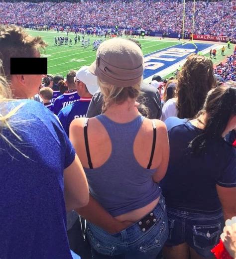 Sportsmasher On Twitter Bills Fan Fingers Girls Butt In The Stands