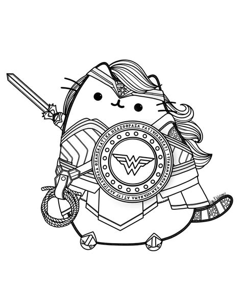 Pusheen Coloring Pages Print Them Online For Free