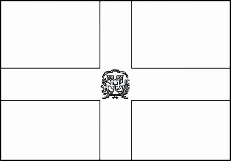 √ 24 Dominican Republic Flag Coloring Page In 2020 Flag Coloring