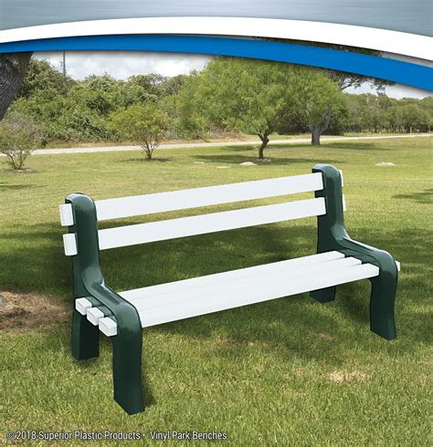 Durable And Affordable Vinyl Park Benches Superior Plastic Products