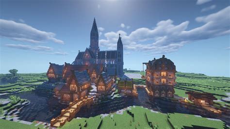 My Medieval City Project Is Progressing Nicely Rminecraftbuilds