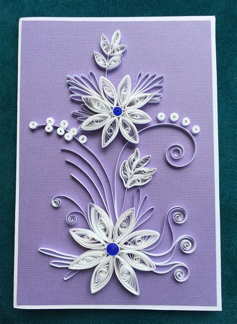 Birthday Card With Quilling A Quilling Birthday Cards Quilling Flower Designs Paper