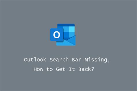 Outlook Search Bar Missing How To Get It Back