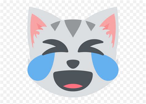 Emojione 1f639 Cry Laugh Cat Emojilaughing Emoji Free Transparent