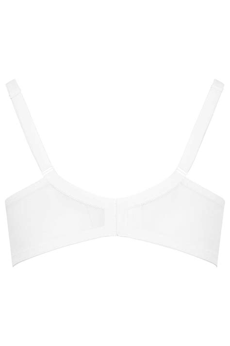 plus size white smooth classic non padded underwired full cup bra