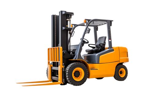 Forklift truck isolated on a transparent background 27182852 PNG