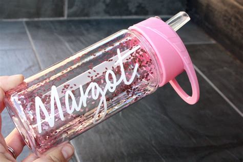 Name Decal For Water Bottles Two Fonts To Choose From Diy Water Bottle