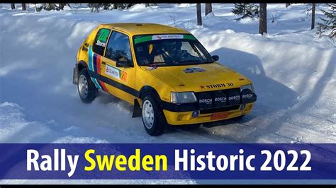 Rally Sweden Historic 2022 Youtube