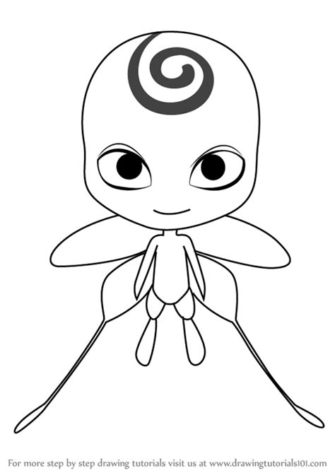 Miraculous ladybug coloring pages alya cesaire. Learn How to Draw Nooroo Kwami from Miraculous Ladybug (Miraculous Ladybug) Step by Step ...