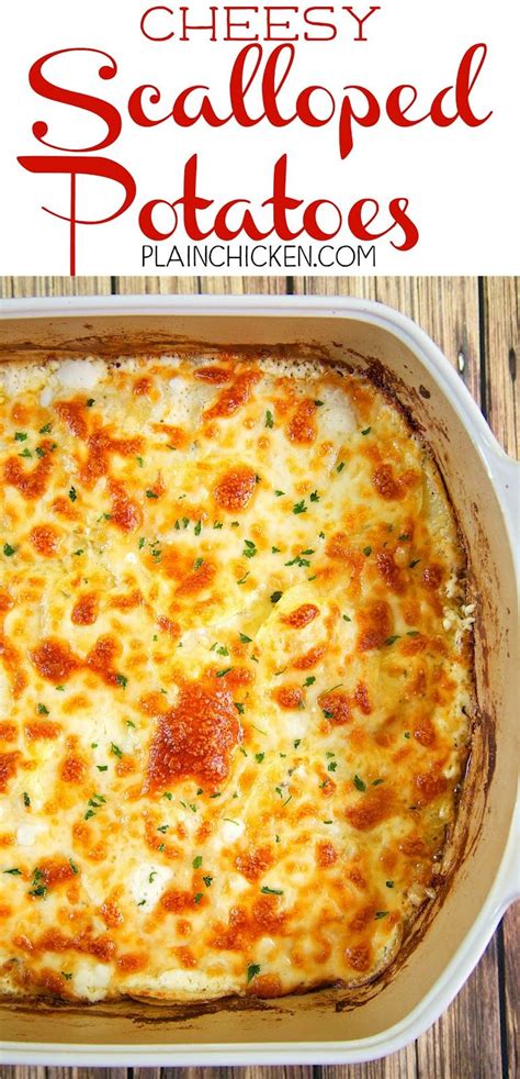 Smart slow cooker recipes and crock pot dinner ideas. Cheesy Scalloped Potatoes - THE BEST potatoes EVER ...