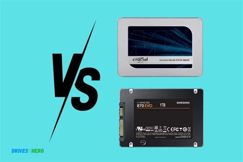 Crucial Mx500 Ssd Vs Samsung 870 Evo Which Is Better