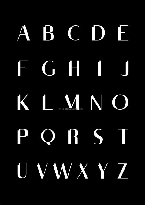 Typeface Design On Behance