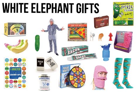 (fill in the restaurant and include a gift certificate, unless you're one of the two going.) the movie of your choice. Best & New White Elephant Gift Ideas in 2020 ...