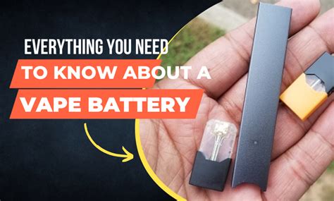 Everything You Need To Know About A Vape Battery Vape More Inc