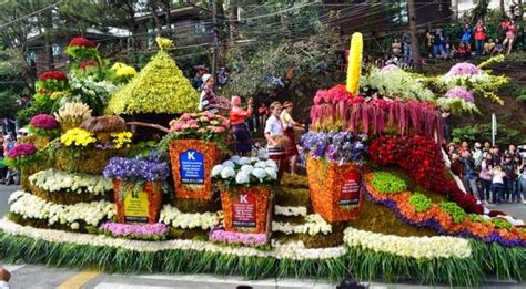 The Float Is Made Up Of Flowers And Plants