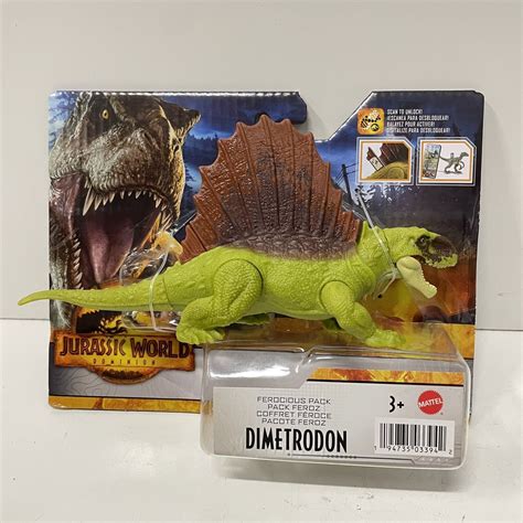 Jurassic World Dominion Ferocious Pack Dimetrodon Action Figure New Htf Ebay