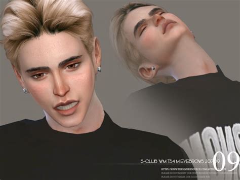 The Sims Resource Eyebrows M 201709 By S Club Sims 4 Downloads