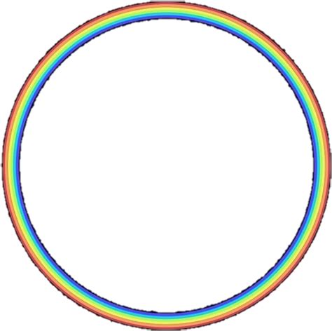 Overlay Rainbow Tumblr Aesthetic Aesthetic Circle Png Original Size