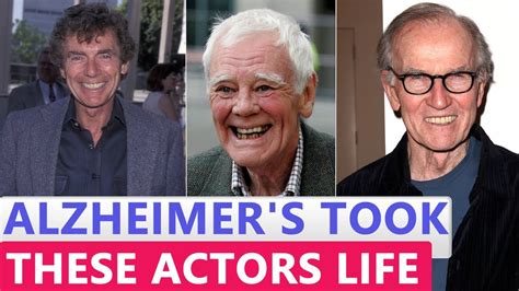 7 Famous Actors Who Died Of Alzheimers Disease Youtube