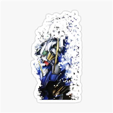 Gn 001 Gundam Exia Sticker For Sale By Animesworldz Redbubble