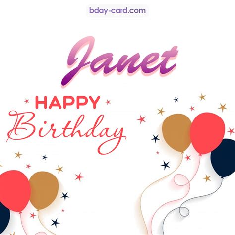 Birthday Images For Janet 💐 — Free Happy Bday Pictures And Photos