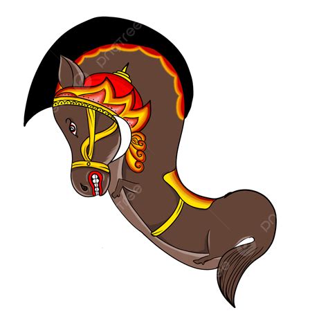 gambar kepala kuda lumping