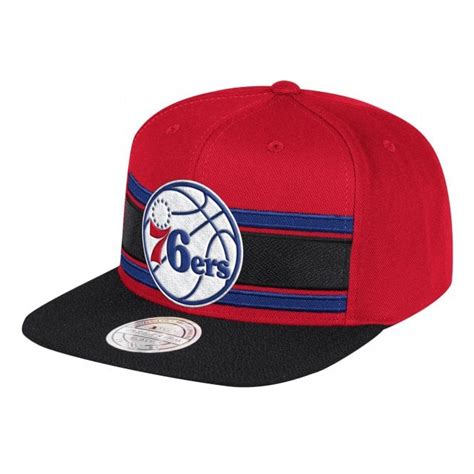 Nba philadelphia 76ers reebok denim fitted hat cap size 7 1/4. Mitchell & Ness NBA Philadelphia 76ers Eredita Snapback ...