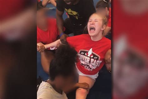 See It Disturbing Video Showing High School Cheerleader Forced Into
