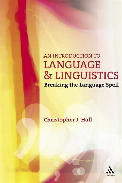 Pdf An Introduction To Language And Linguistics By Christopher J