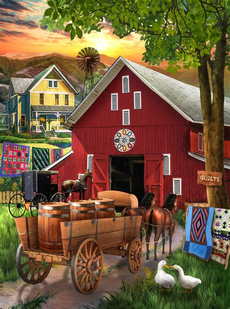 Amish Paradise 300 Pieces Sunsout Puzzle Warehouse