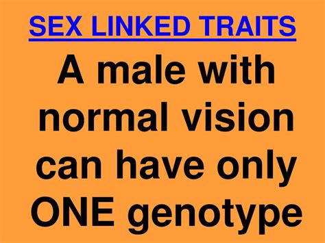 Ppt Sex Linked Traits Powerpoint Presentation Free Download Id6783448