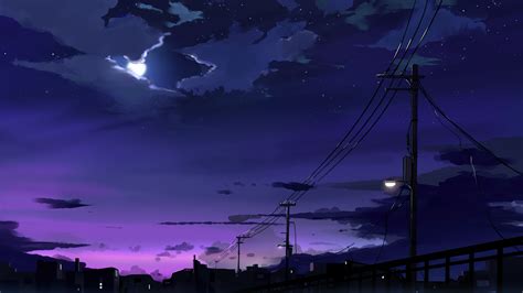 Anime Sky K Night Wallpapers Wallpaper Cave