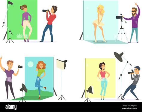Photo Models Stock Vector Images Alamy